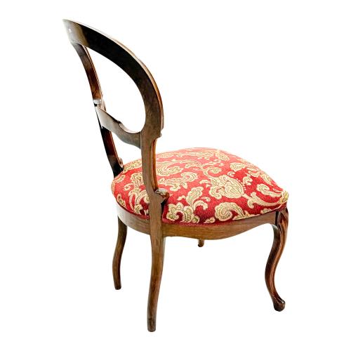 SILLA DE ESTILO ISABELINO DE MEDIADOS DE SIGLO XX