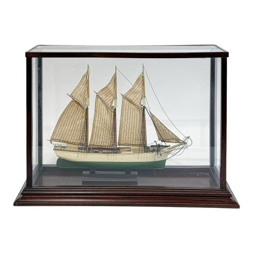 MAQUETA DE GOLETA DEL ÚLTIMO TERCIO DE SIGLO XX