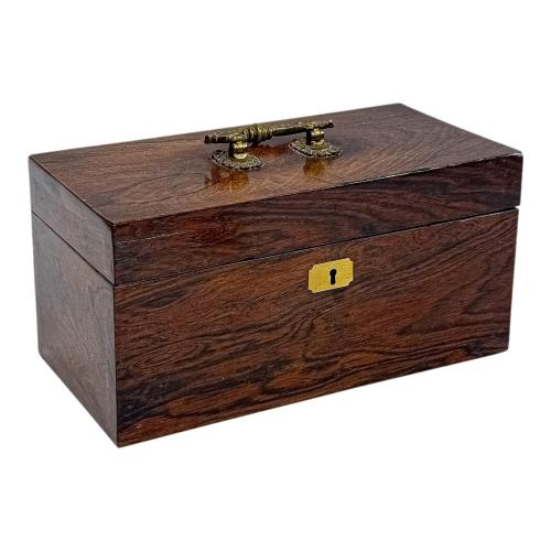 CAJA DE TÉ INGLESA DEL S.XIX