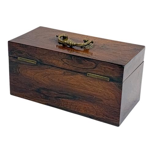 CAJA DE TÉ INGLESA DEL S.XIX
