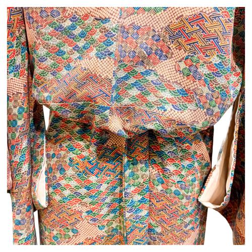 KIMONO JAPONÉS DEL ÚLTIMO CUARTO DEL S.XX
