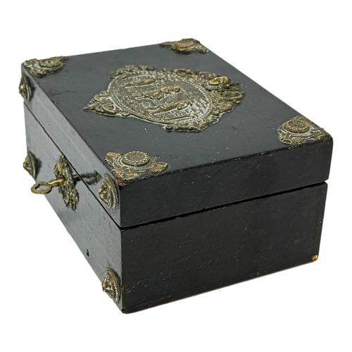 CAJA DE MADERA DE FINALES DE S. XIX