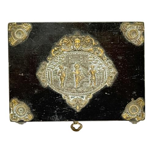 CAJA DE MADERA DE FINALES DE S. XIX
