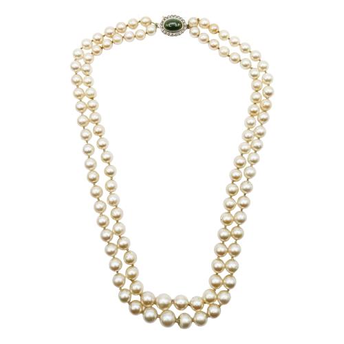 COLLAR PERLAS CULTIVADAS DE LOS AÑOS 40-50