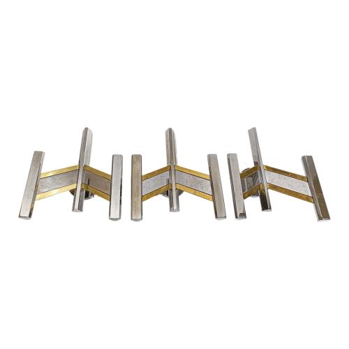 TRES APLIQUES DE PARED GAETANO SCIOLARI AÑOS 60