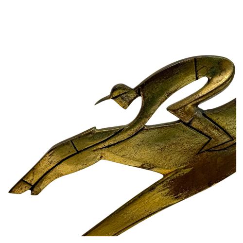 FIGURA DE JINETE A CABALLO DE MEDIADOS DE SIGLO XX