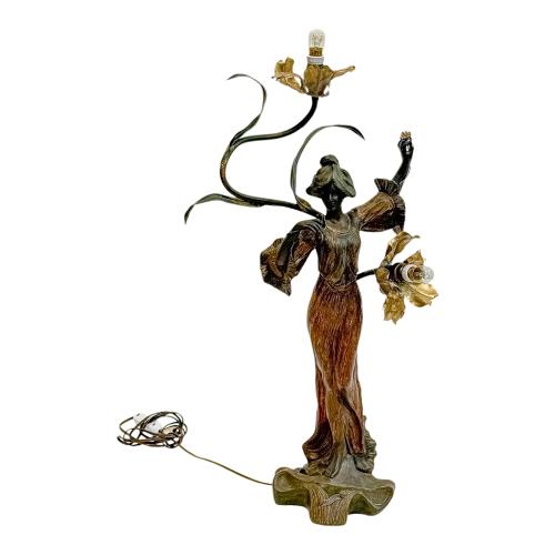 "MARGUERITES" LAMPARA ART NOUVEAU DE PRINCIPIOS DEL S.XX