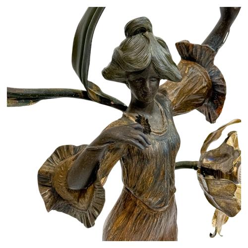 "MARGUERITES" LAMPARA ART NOUVEAU DE PRINCIPIOS DEL S.XX