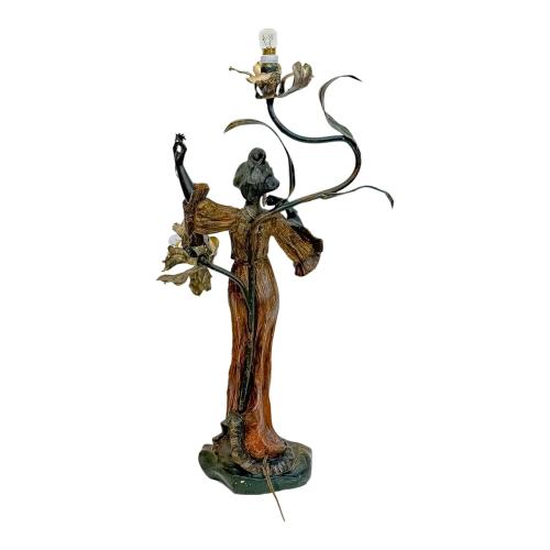 "MARGUERITES" LAMPARA ART NOUVEAU DE PRINCIPIOS DEL S.XX