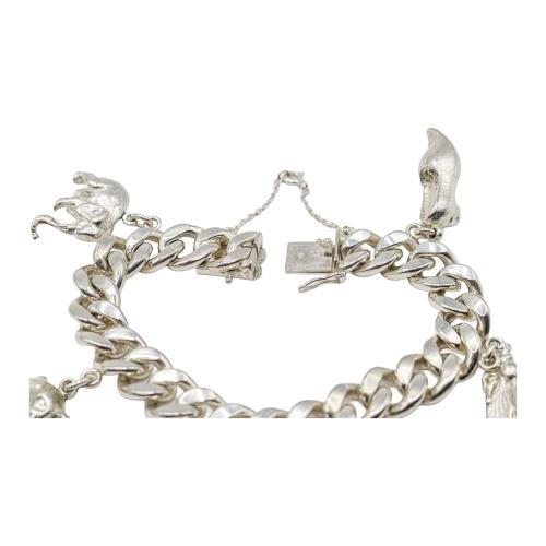 PULSERA CON COLGANTES, AÑOS 60