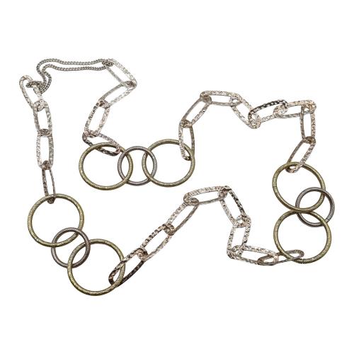COLLAR LARGO DE PLATA
