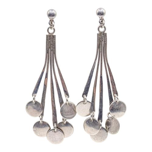 PENDIENTES LARGOS DE PLATA