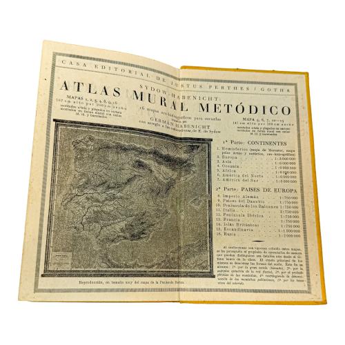 JUSTUS PERTHES; ATLAS PORTATIL DEL M,UNDO ENTERO