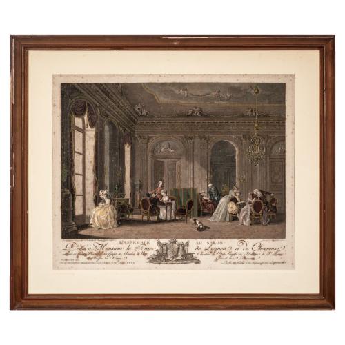 PAREJA DE LITOGRAFÍAS FRANCESAS DEL PRIMER TERCIO S.XX