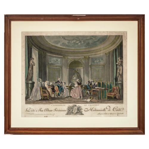 PAREJA DE LITOGRAFÍAS FRANCESAS DEL PRIMER TERCIO S.XX