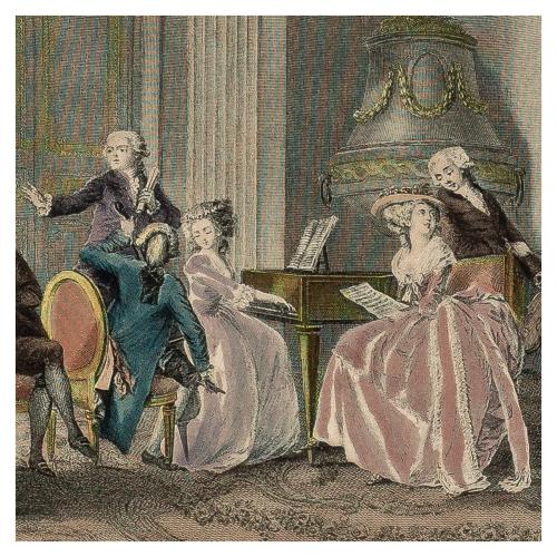 PAREJA DE LITOGRAFÍAS FRANCESAS DEL PRIMER TERCIO S.XX