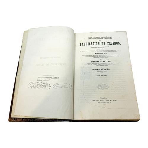 TRATADO TEÓRICO-PRÁCTICO DE LA FABRICACIÓN DE TEJIDOS 