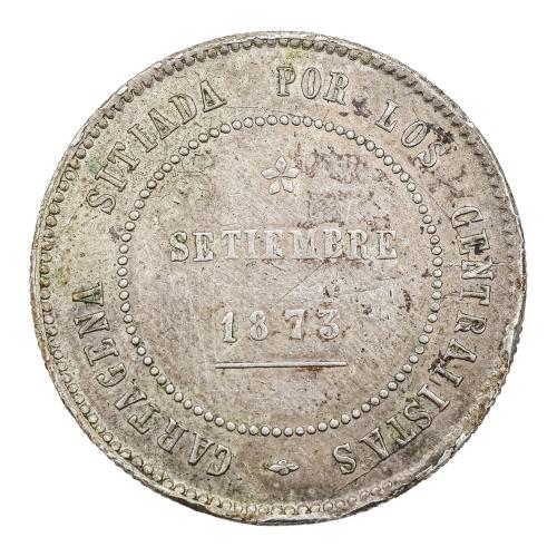 MONEDA REVOLUCIÓN CANTONAL DE 1873 