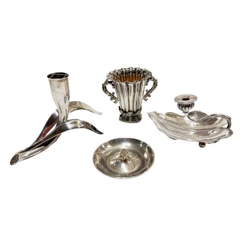 CONJUNTO DE CENTRITOS EN PLATA DEL ÚLTIMO CUARTO DEL S.XX