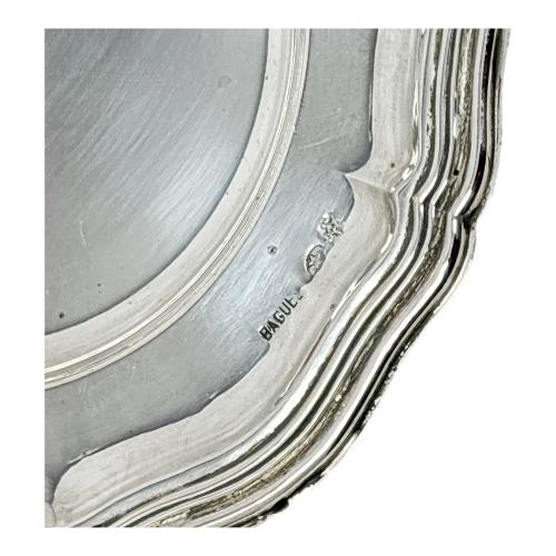 CONJUNTO DE PLATOS PARA PAN EN PLATA DEL ÚLITMO CUARTO S.XX