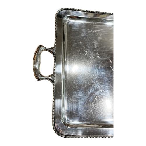 BANDEJA DE SERVICIO EN PLATA DEL PRIMER TERCIO DEL S.XX
