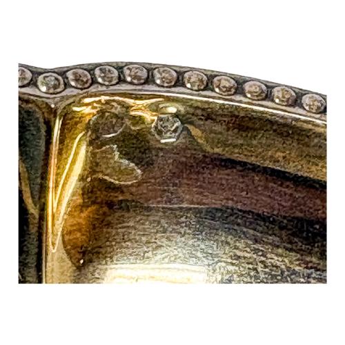 VINAGRERA PLATA Y CRISTAL DEL ÚLTIMO CUARTO DEL S.XX