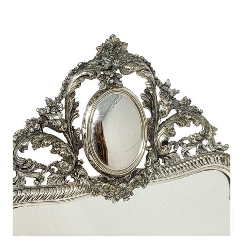 ESPEJO DE TOCADOR EN PLATA DEL ÚLITMO CUARTO DEL S.XX