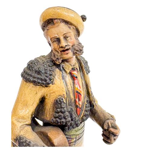 PAREJA DE FIGURAS EN TERRACOTA  DE LA PRIMERA MITAD DE S. XX