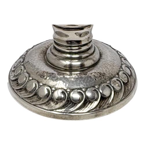 PAREJA DE CANDELABROS DE PLATA DE LOS AÑOS 30
