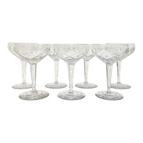 SIETE COPAS DE CAVA DE MEDIADOS DEL SIGLO XX