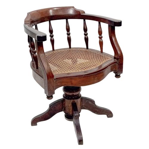 SILLÓN GIRATORIO PARA ESCRITORIO DEL S.XIX