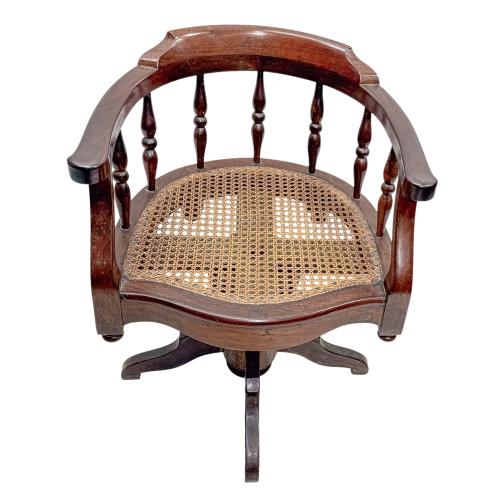 SILLÓN GIRATORIO PARA ESCRITORIO DEL S.XIX