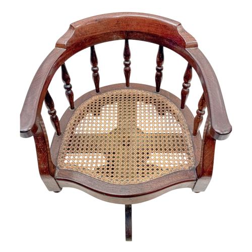 SILLÓN GIRATORIO PARA ESCRITORIO DEL S.XIX