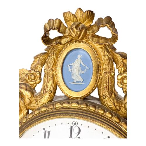 RELOJ DE PARED GUSTAVIANO DE PPS. DEL S.XIX