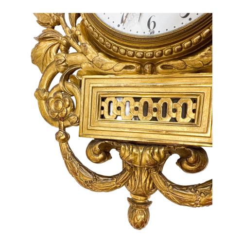 RELOJ DE PARED GUSTAVIANO DE PPS. DEL S.XIX