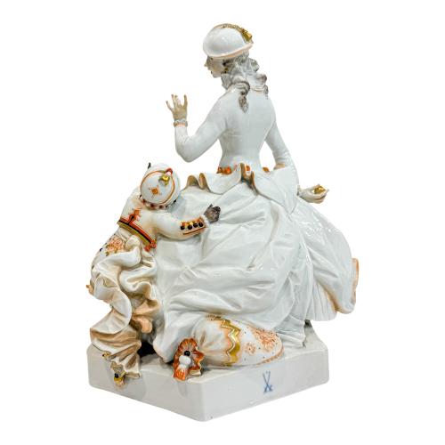 FIGURA MEISSEN PAUL SCHEURIG PRIMERA MITAD DEL S.XX