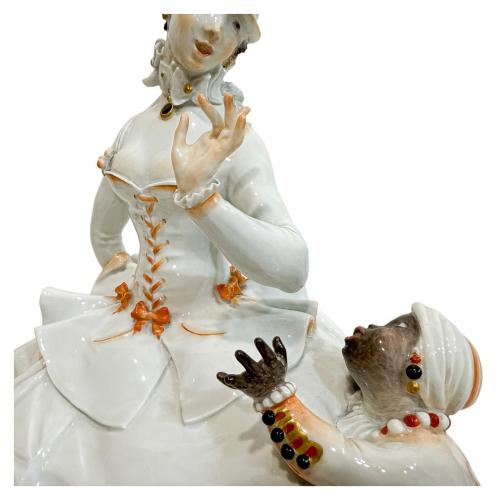 FIGURA MEISSEN PAUL SCHEURIG PRIMERA MITAD DEL S.XX