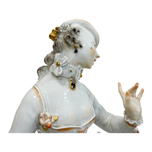 FIGURA MEISSEN PAUL SCHEURIG PRIMERA MITAD DEL S.XX