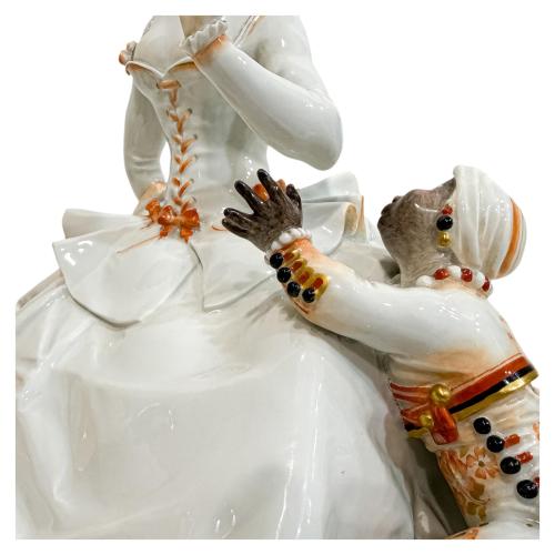 FIGURA MEISSEN PAUL SCHEURIG PRIMERA MITAD DEL S.XX