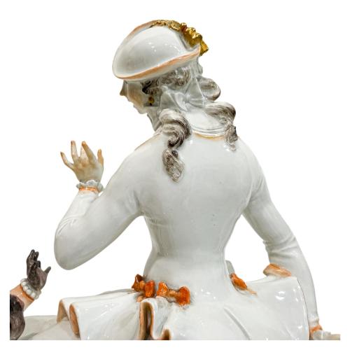 FIGURA MEISSEN PAUL SCHEURIG PRIMERA MITAD DEL S.XX