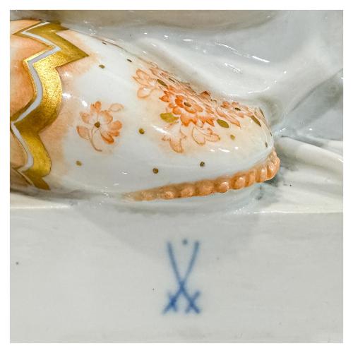 FIGURA MEISSEN PAUL SCHEURIG PRIMERA MITAD DEL S.XX