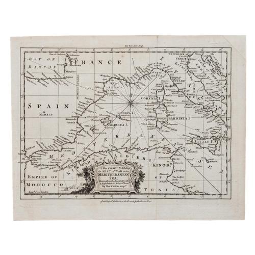 A NEW CHART EXHIBITING THE SEAT OF WAR IN THE MEDITERRANEAN