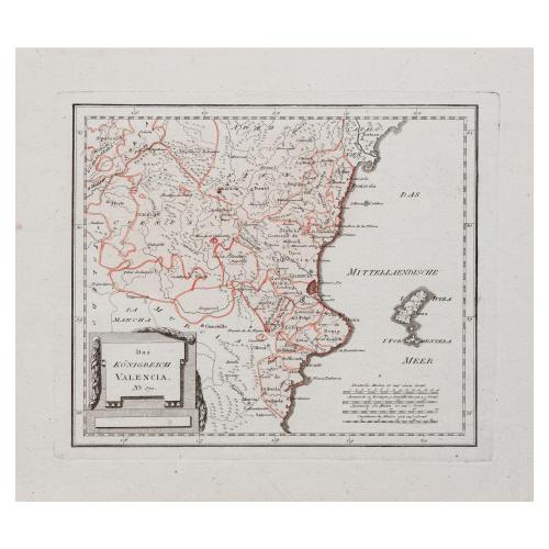 TRES MAPAS DEL REINO DE VALENCIA DEL SIGLO XVIII