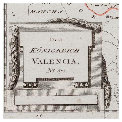 TRES MAPAS DEL REINO DE VALENCIA DEL SIGLO XVIII