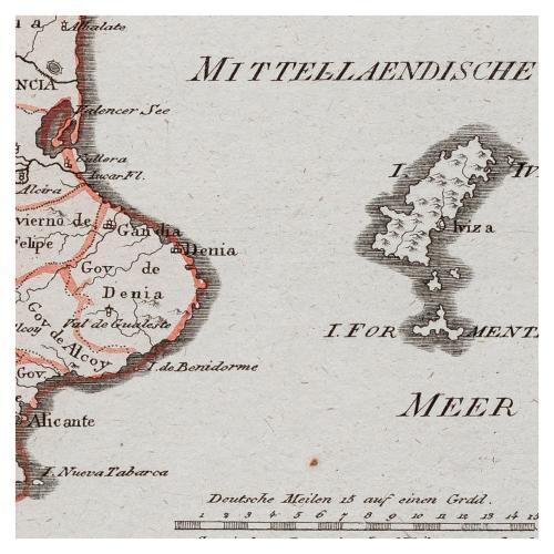 TRES MAPAS DEL REINO DE VALENCIA DEL SIGLO XVIII