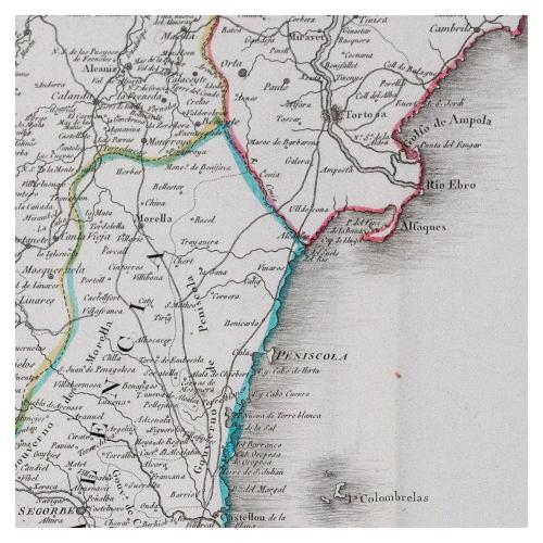 MAPA DE VALENCIA E ISLAS BALEARES