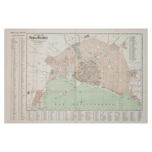 PLANO DE PALMA DE MALLORCA 
