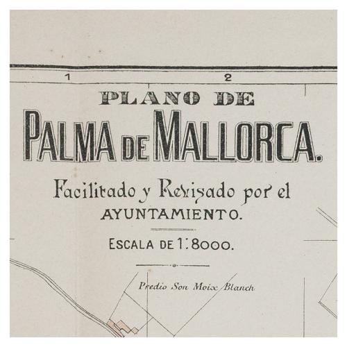 PLANO DE PALMA DE MALLORCA 