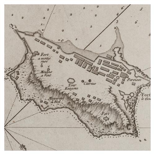 PLAN DE L'ISLE DE TABARQUE 