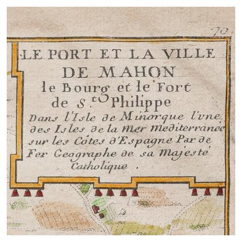 LE PORT DE LA VILLE DE MAHON 